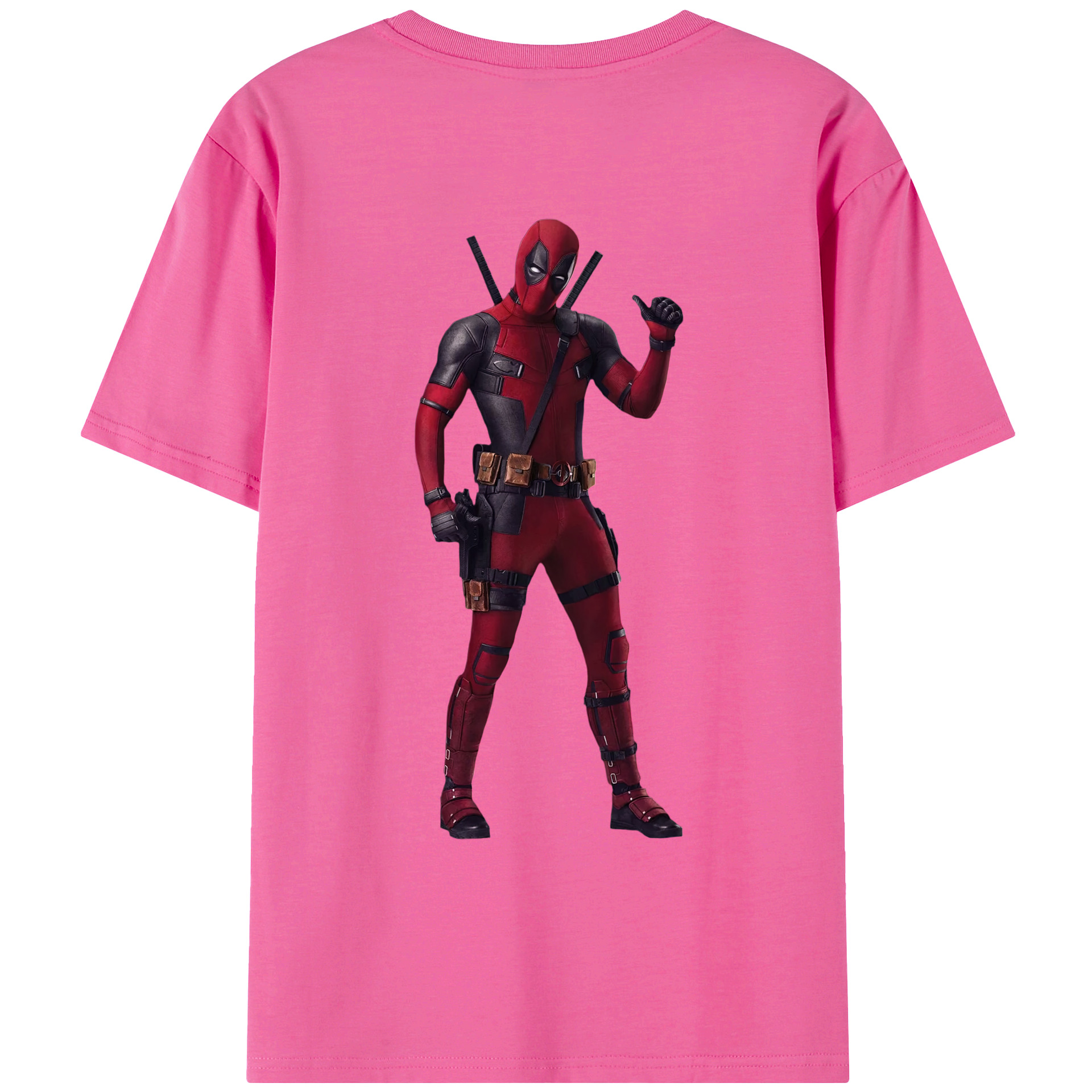 （画像用） Deadpool デッドプール レディース半袖Tシャツ(バックプリント)